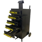 تصویر فر بلال تنوری ۵ طبقه ۱۴ عددی با ۵ کشو 