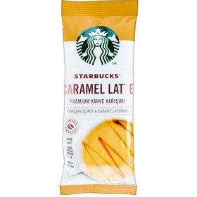 تصویر قهوه پودری استارباکس طعم کارامل لاته – 14 گرم Starbucks Coffee Powder Caramel Latter Flavor 14gr