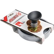 تصویر همبرگر زن دستی اسکاوا ۲ تکه سایز ۱۴ سانت 