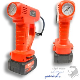 تصویر کمپرسور باد شارژی ادون (همراه 2عدد/باتری 36ولت) مدل AC-36V 