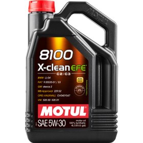 تصویر روغن موتور ماشین موتول 5لیتری MOTUL 8100 X-CLEAN EFE 5W-30 