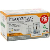 تصویر سوزن قلم انسولین پیک سلوشن مدل 4mm بسته 100عددی 