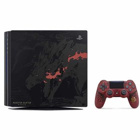 تصویر کنسول بازی سونی PS4 Pro Monster Hunter World | حافظه 1 ترابایت PlayStation 4 Pro 1TB Bundle Monster Hunter World Limited Edition