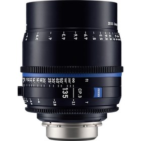 تصویر لنز زایس Zeiss CP.3 135mm T2.1 Compact Prime Lens (PL Mount, Feet) 