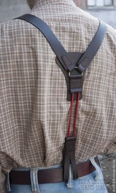 تصویر ساسبند چرم طبیعی - مشکی 