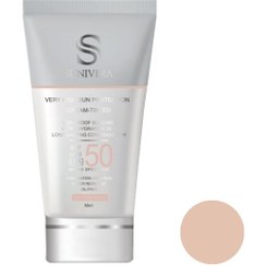 تصویر كرم ضد آفتاب اس پی اف 50 پوست خشك 50 میلی لیتر سانیورا Sunivera Tinted For Oily Skin Sunscreens Cream