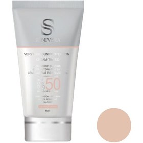 تصویر كرم ضد آفتاب اس پی اف 50 پوست خشك 50 میلی لیتر سانیورا Sunivera Tinted For Oily Skin Sunscreens Cream