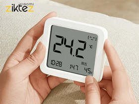 تصویر رطوبت سنج دماسنج هوشمند شیائومی نسخه 3 Xiaomi smart hygrometer thermometer MJWSD05MMC(نسخه اورجینال) 