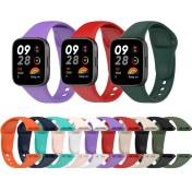 تصویر بند سیلیکونی ساعت هوشمند ردمی واچ ۳ - رنگ‌های متنوع 