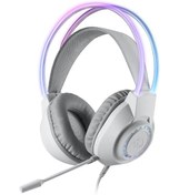 تصویر هدست گیمینگ ردراگون SCREAM H231 White Redragon SCREAM H231 white RGB Wired Gaming Headset