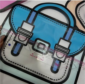 تصویر زیپ کیپ فانتزی کیف 402 - قرمز Zip cip