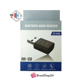 تصویر دانگل بلوتوث مدل BT-660 BT-660 bluetooth dongle for cars and audio devices