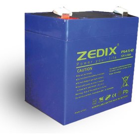 تصویر باتری 4/5 آمپر ZEDIX 