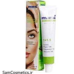 تصویر رنگ ابرو مارال شماره ۹ بلوند کاراملی خیلی روشن حجم ۱۵ میلی لیتر 