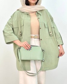 تصویر شومیززنانه جیب صلیبی 