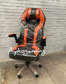 تصویر صندلی گیمینگ مدل 2020 - زرد / ثابت 