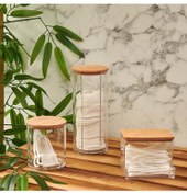 تصویر ست سه تکه نظم دهنده با روکش چوبی بی رنگ انگلیش هوم 