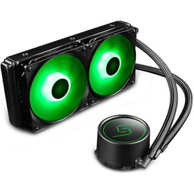 تصویر خنک کننده مایع پردازنده دیپ کول مدل GAMMAXX L240 ARGB DeepCool GAMMAXX L240