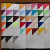 تصویر نمد دو میل رنگی رکد 162 نخودی رنگ Two mil color felt