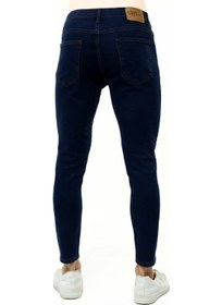 تصویر جین مردانه فیت تنگ با برش ایتالیایی و پاچه باریک مدل C344 برند cedy denim Men's Skinny Fit Italian Cut Slim Leg Jeans C344