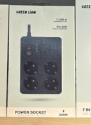 تصویر چند راهی محافظ دار گرین لاین دارای پورت USB 