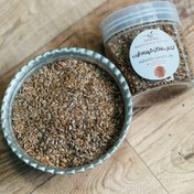 تصویر تخم کتان قهوه ای (بِه تَن) 