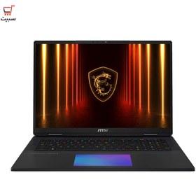 تصویر لپ تاپ ام اس آی مدل Titan ظرفیت ۱۸ اینچ با پردازنده Core Ultra 9 و ۶۴ گیگابایت رم و ۴ ترابایت SSD و ۲۴ گیگابایت گرافیک 
