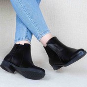 تصویر نیم بوت بغل کش زیپی (مشکی) 