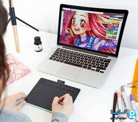 تصویر قلم نوری اینتوس بلوتوث اسمال وکام مدل CTL-4100W Wacom Intuos Small BT CTL-4100W