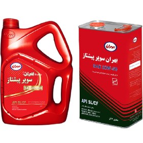 تصویر روغن موتور بهران سوپر پیشتاز مدل 20W-50 SL چهار لیتری BEHRAN SUPER PISHTAZ 20W-50 SL 4lit