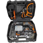 تصویر پک کامل لوازم و دریل برقی 600 وات ورکس Worx WX317.3 Worx WX317.3 Complete set of accessories and Electric drill