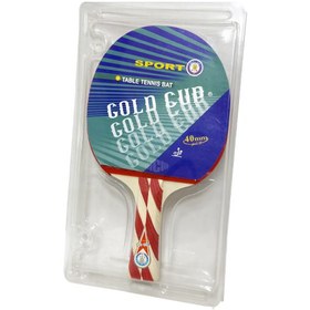 تصویر راکت پینگ پنگ دسته شطرنجی Gold Cupgoldcup Ping-Pong Racket 