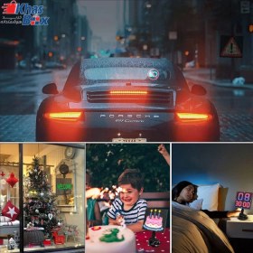 تصویر پنل LED هوشمند پشت خودرو 