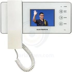 تصویر آیفون تصویری الکتروپیک مدل 1196 سایز ۳.۵ اینچ با حافظه 