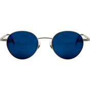 تصویر عینک آفتابی گرد آینه‌ای آبی Sting n4069 