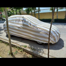تصویر چادر ماشین نخی داخل پنبه مخصوص هیوندای آوانته ( پشت کرک و ضد خش و مقاوم به آفتاب ) 