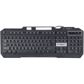 تصویر موس و کیبورد گیمینگ لایتنیگ XP-10400K XP-Product lighting keyboard and mouse model XP-10400K