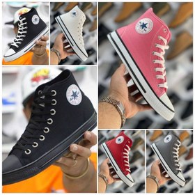 تصویر کفش آل استار دخترانه ساق بلند صورتی - All Star all stars shoes