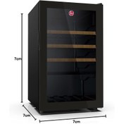 تصویر یخچال مینی هوور مدل HBC-K165B ظرفیت ۱۶۵ لیتر 