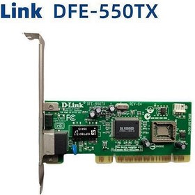 تصویر کارت استوک شبکه 10/100Mbps دی لینک مدل DFE-550TX D-Link DFE-550TX 10/100Mbps Ethernet PCI Card