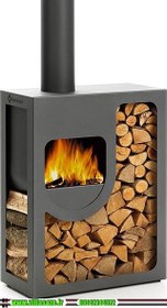 تصویر بخاری هیزمی کد 60 