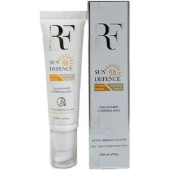 تصویر کرم ضد آفتاب رنگی آر اف مدل فیوژن واتر SPF50 مناسب پوست خشک حجم ۵۰ میلی لیتر 