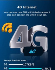 تصویر مینی دوربین خودرو نامحسوس سیم کارت خور 4G | k18-F 