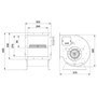تصویر فن فوروارد با ورودی دو طرفه دمنده سری BEF BEF-25/25G4T