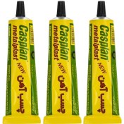 تصویر چسب آهن کاسپین مدل METAL NEW حجم 100 میلی لیتر بسته 3 عددی 