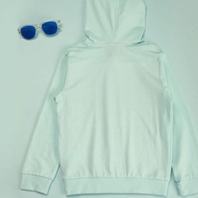 تصویر بلوز آستین بلند با کلاه و زیپ برای پسران - آبی روشن برند neon Boys Hooded Neck Long Sleeve Zip Through Light Blue