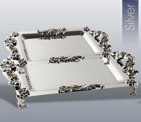 تصویر سینی پذیرایی نگار مدل گلستان کد ۳۲۰ 