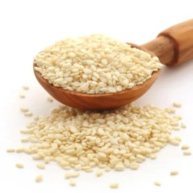 تصویر کنجد سفید پوست کنده 