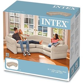 تصویر مبل بادی 4 نفره خانوادگی کد intex 68575