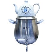 تصویر ست کتری قوری استیل کی اند تی مدل 1023 Rasha seng design teapot kettle set model 1023